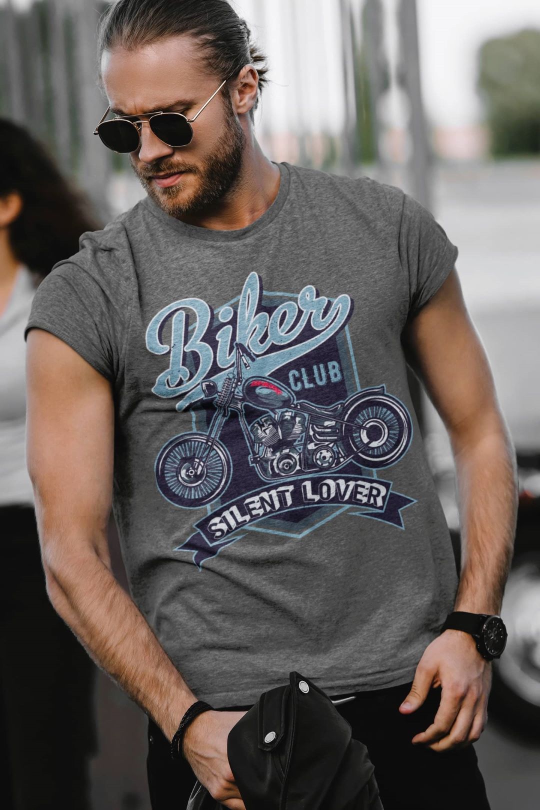 Bikers Club Graphic Print T-Shirt