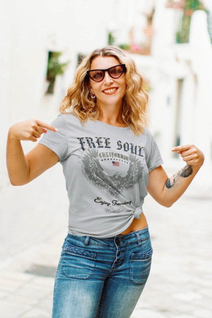 Buy free soul Luxury travel t-shirt for women and men at DAYDREAMER FASHION LOUNGE