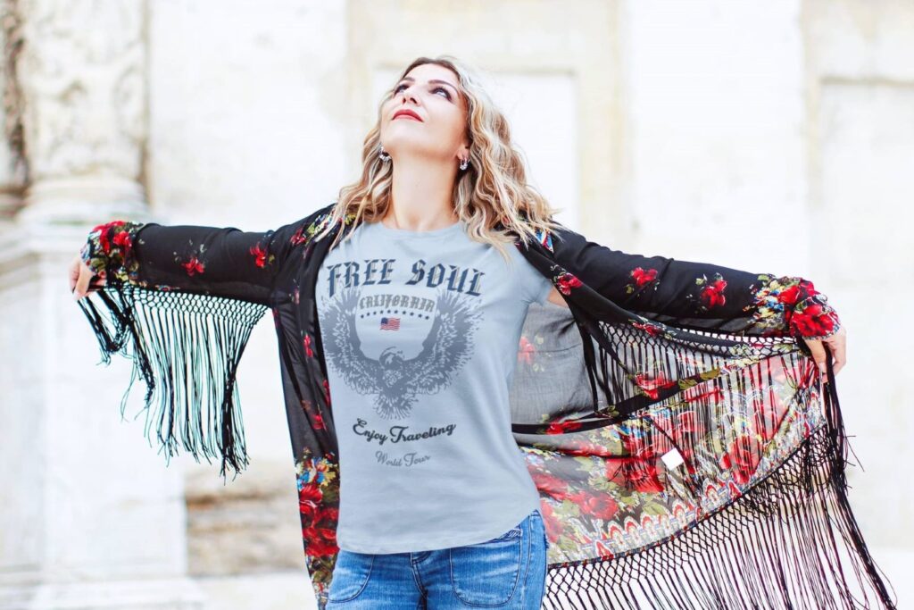 Buy online Luxury travel silver grey t-shirt for women and men at DAYDREAMER FASHION LOUNGE